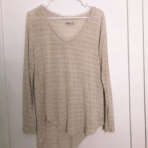 Abercrombie & Fitch Long-Sleeve Striped Tee